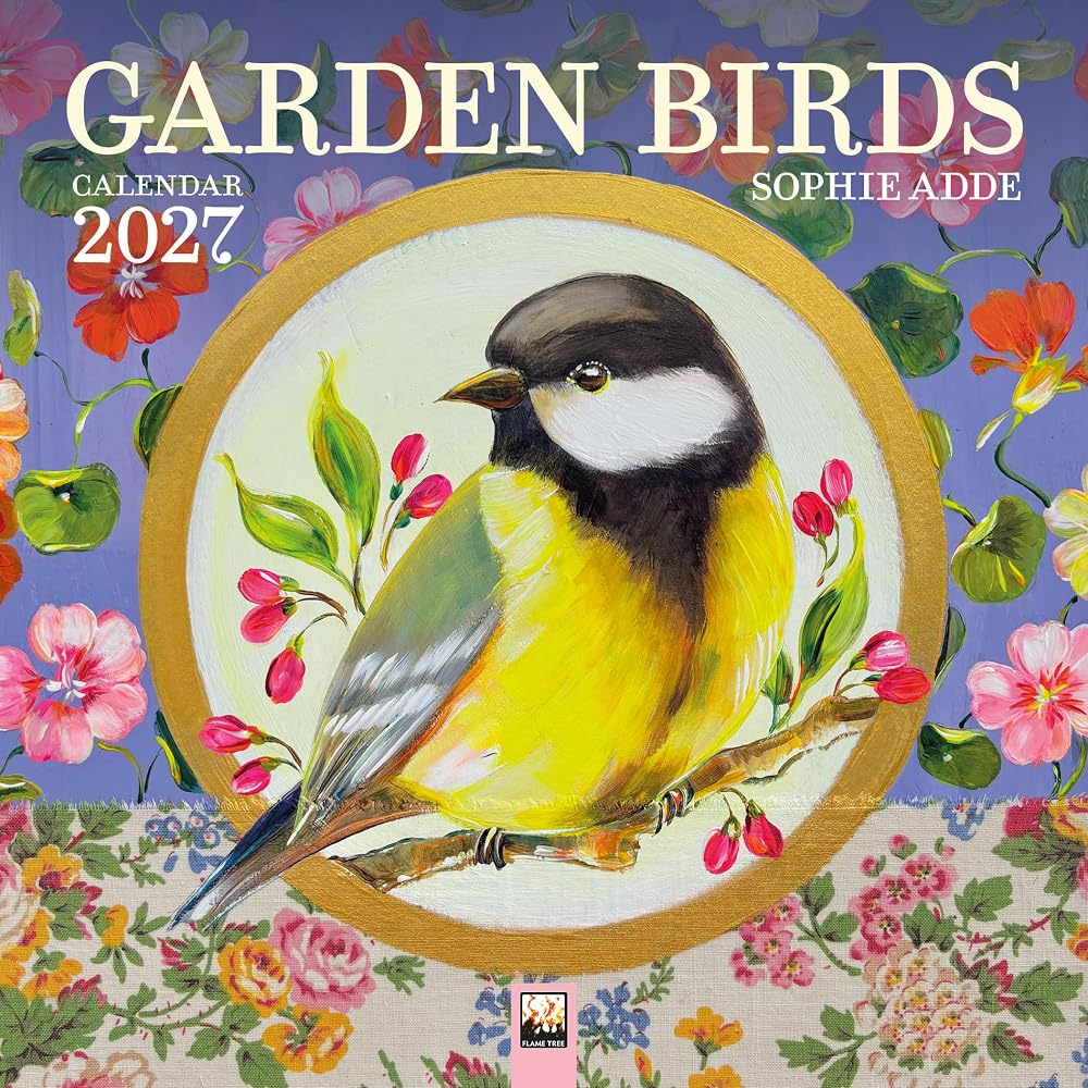 Sophie Adde: Garden Birds Mini Wall Calendar 2027 (Art Calendar) cover image