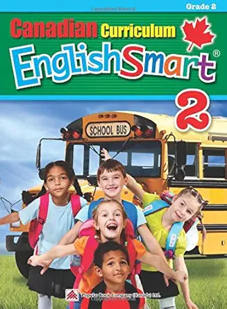 Canadian Curriculum EnglishSmart 2: A concise Grade 2 English workbook packed with grammar, writing, and reading comprehension practice cover image