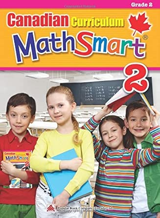 Canadian Curriculum MathSmart 2: A concise Grade 2 math workbook packed with practice, explanations, and tips cover image