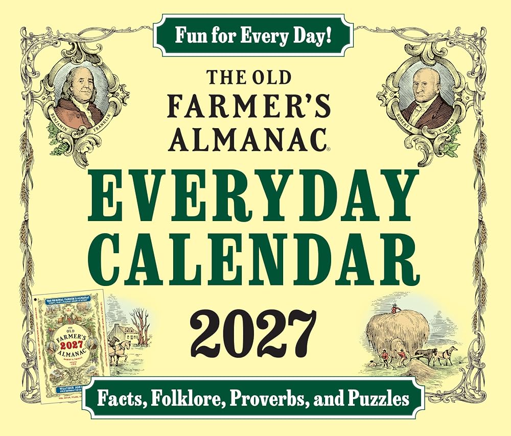 The 2027 Old Farmer's Almanac Everyday Box Calendar cover image