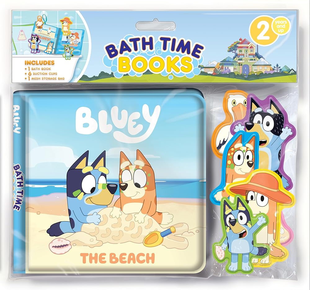 BBC Bluey Bath Time Books (EVA) cover image