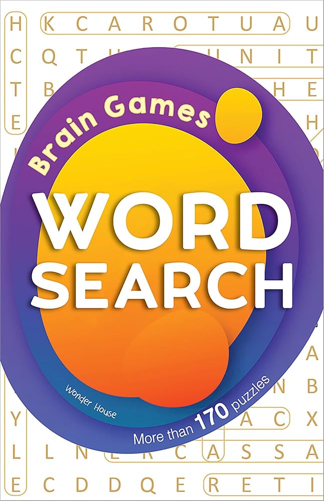 Word Search - Brain Games: Classic Word Puzzles For Everyone cover image