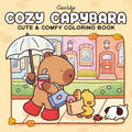 Cozy Capybara: Coloring Book for Adults and Kids (Cozy Spaces Coloring) cover image