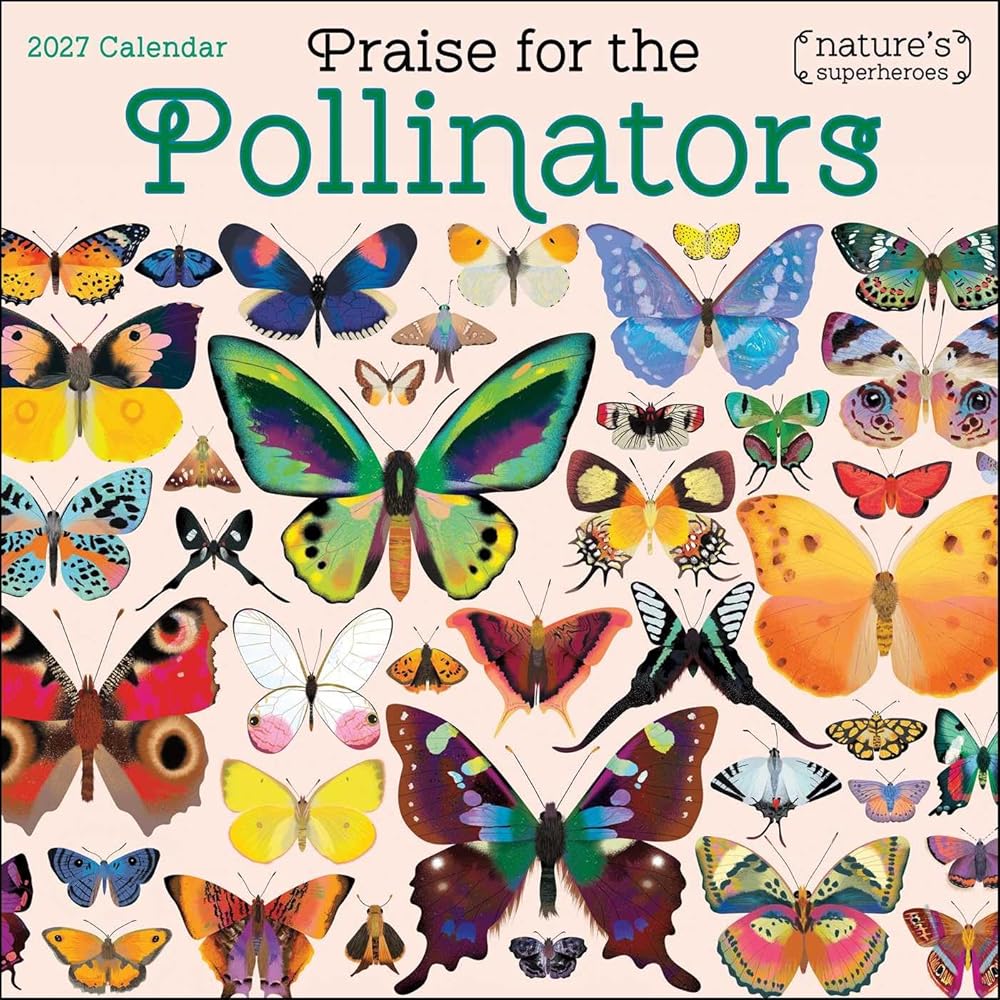 Praise for the Pollinators 2027 Wall Calendar: Nature's Superheroes cover image