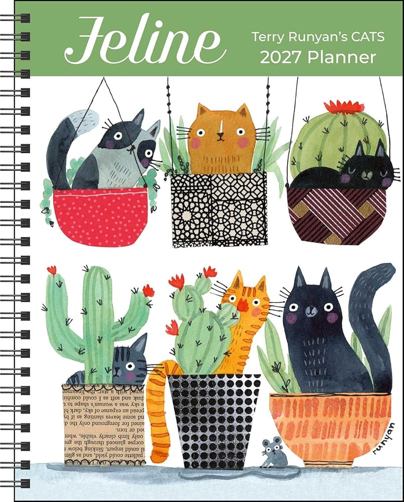Feline 2027 Monthly/Weekly Planner Calendar cover image