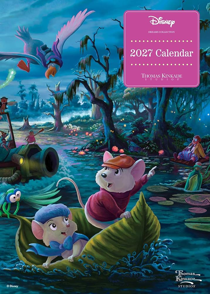 Disney Dreams by Thomas Kinkade Studios 2027 Monthly/Weekly Engagement Calendar cover image