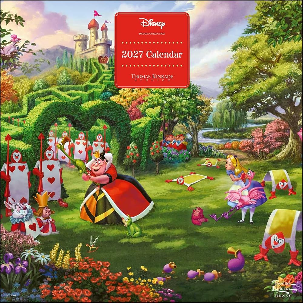 Disney Dreams Collection by Thomas Kinkade Studios 2027 Wall Calendar cover image
