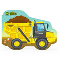 John Deere How Dump Trucks Work - Children's Shaped Board Book for Little Construction Enthusiasts and Truck Lovers (John Deere Kids) cover image