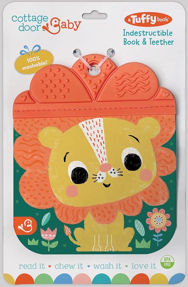 Brave Like A Lion (A Tuffy Book) Tear and Chew Proof Baby Books Teether Book cover image