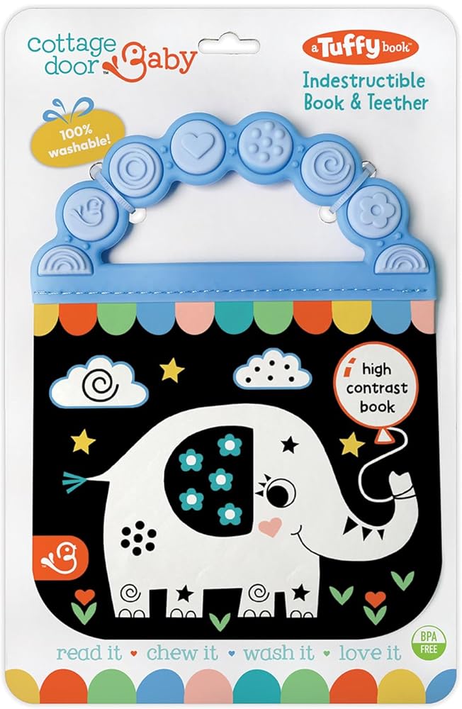Look, Look, Baby! Rhyme Time (A Tuffy Book) Newborn High Contrast Book Teething Books for Babies cover image