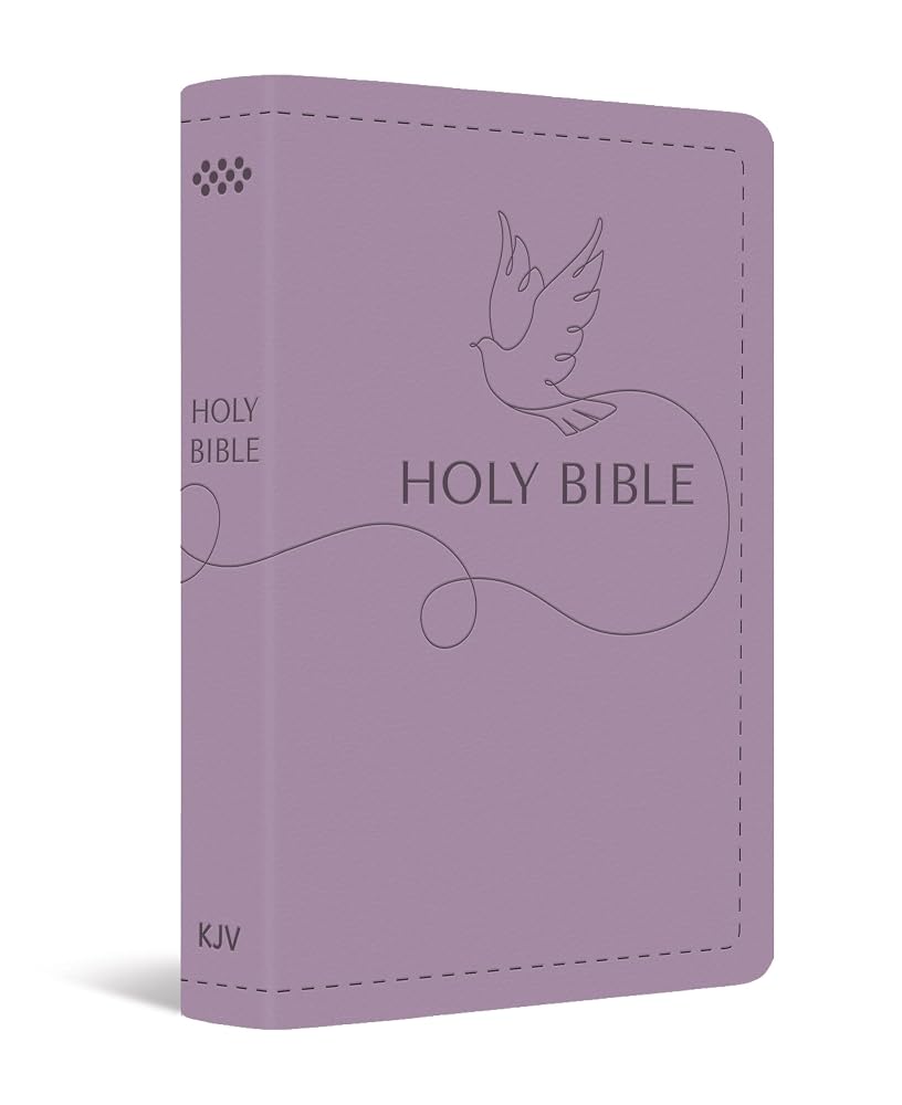 KJV Holy Bible: Deluxe Gift Bible - Lilac Dove: King James Version Bible, Ribbon Marker, Red Letter Edition, Readable Type (KJV Deluxe Bibles) cover image