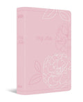 KJV Holy Bible: Deluxe Gift Bible - Pink Flowers: King James Version Bible, Ribbon Marker, Red Letter Edition, Readable Type (KJV Deluxe Bibles) cover image