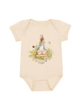Peter Rabbit Book Stack Baby Bodysuit