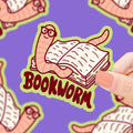 Bookworm- Vinyl Sticker