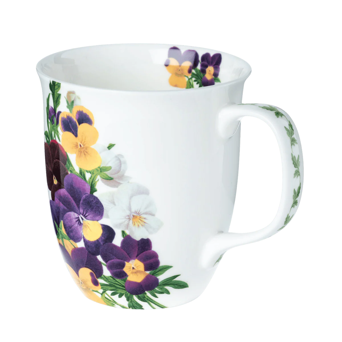 Botanical Flowers Viola Java Mug