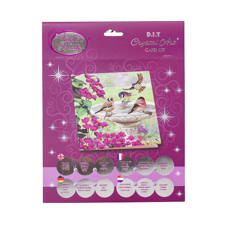 Crystal Art Card Kit: Birds