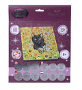 Crystal Art: Cat Amongst the Flowers