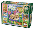 Cobble Hill Puzzle- Puppies & Posies Quilt 1000pc
