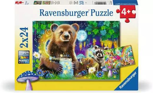Ravensburger Puzzle- Lovable Woodland Friends 2x24pc
