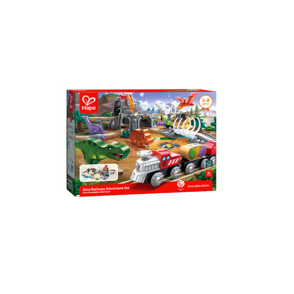 Dino Railway Adventure Set- Hape