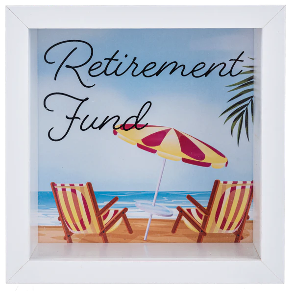 Retirement Fund Shadow Box Bank