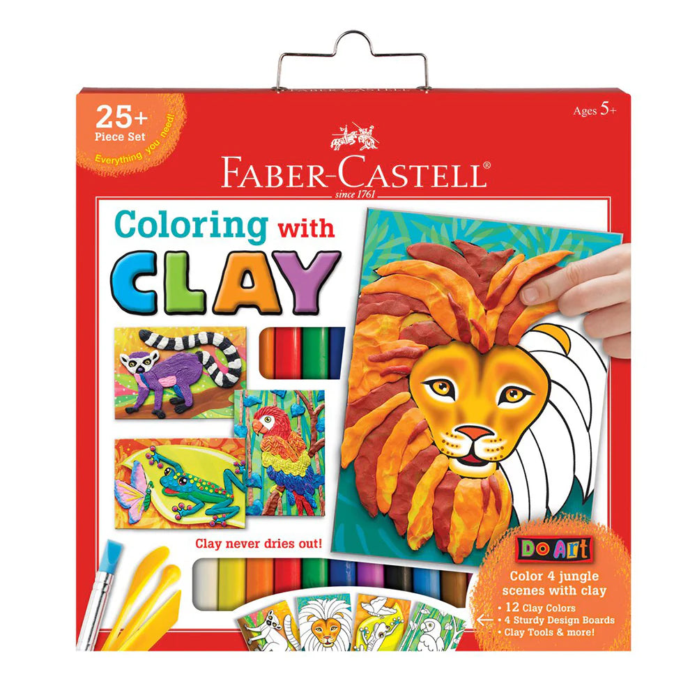 Colouring With Clay