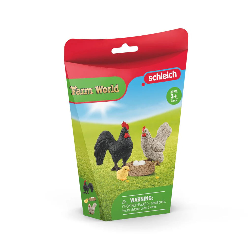 Schleich Chicken Family 77548