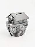 Pewter Noah's Ark Money Bank