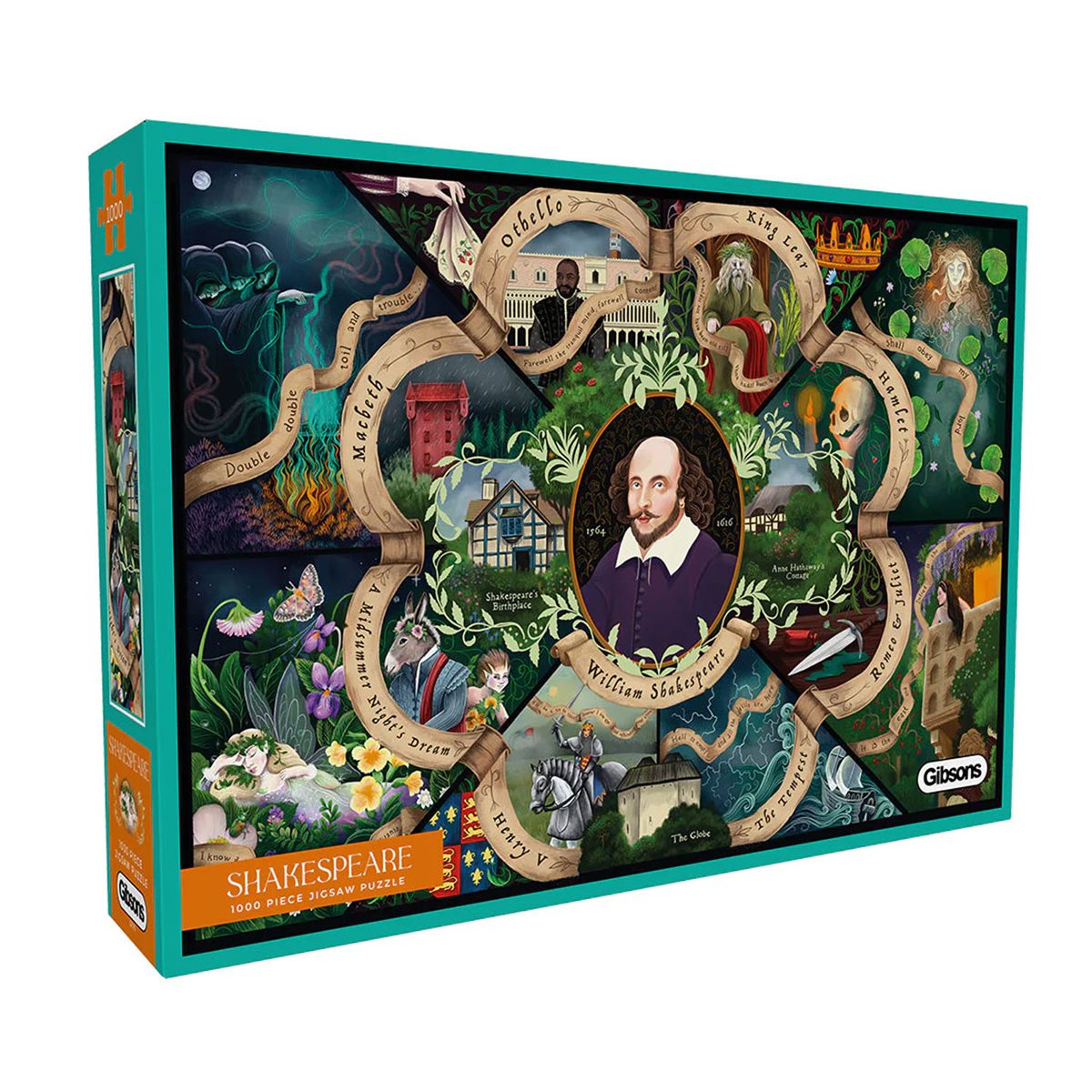 Gibsosns Puzzle - Shakespeare 1000pc