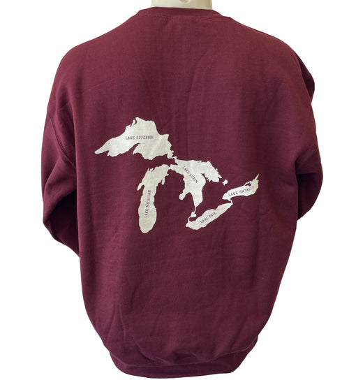 Great Lakes Crewneck - Maroon