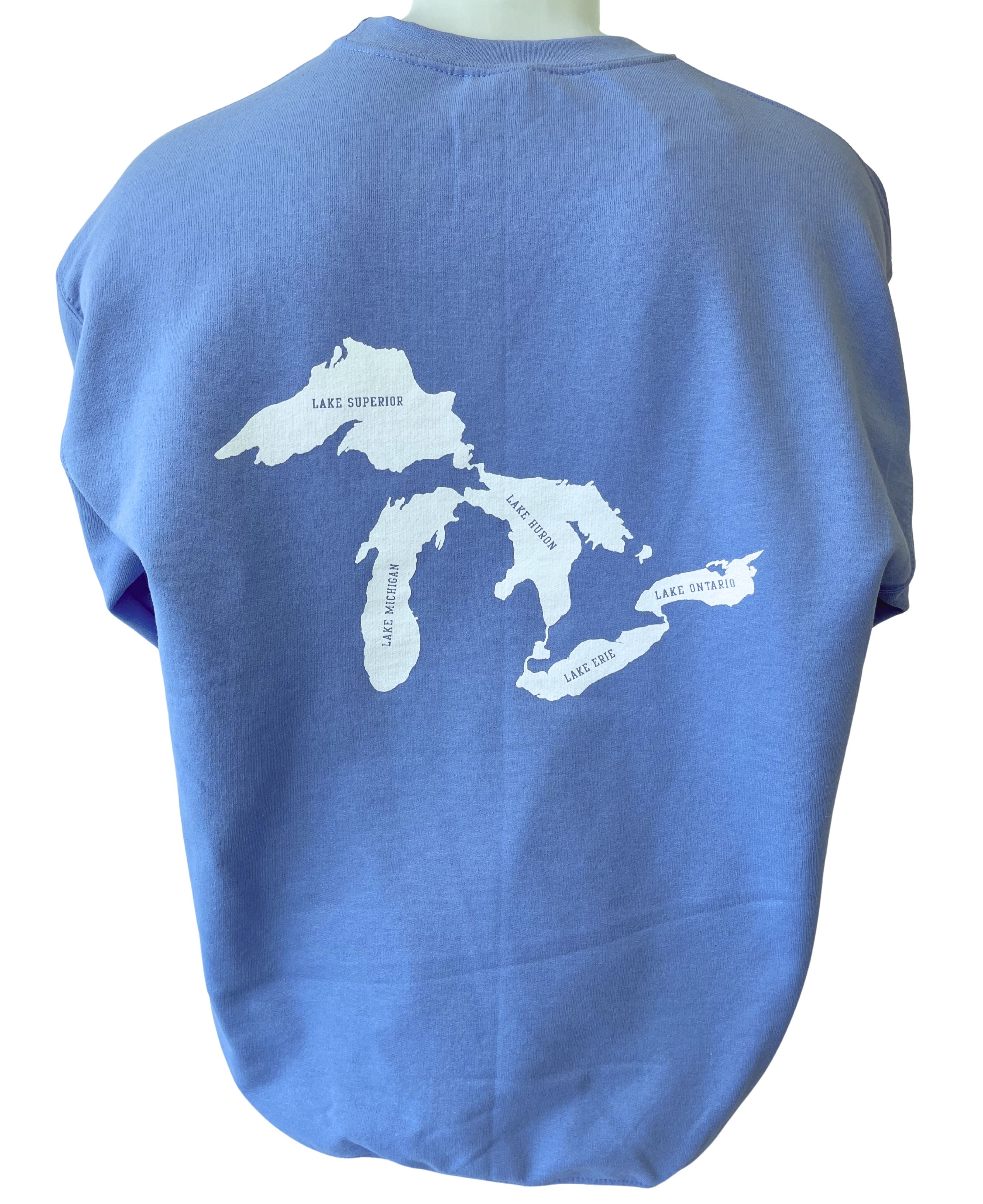 Great Lakes Crewneck - Carolina Blue