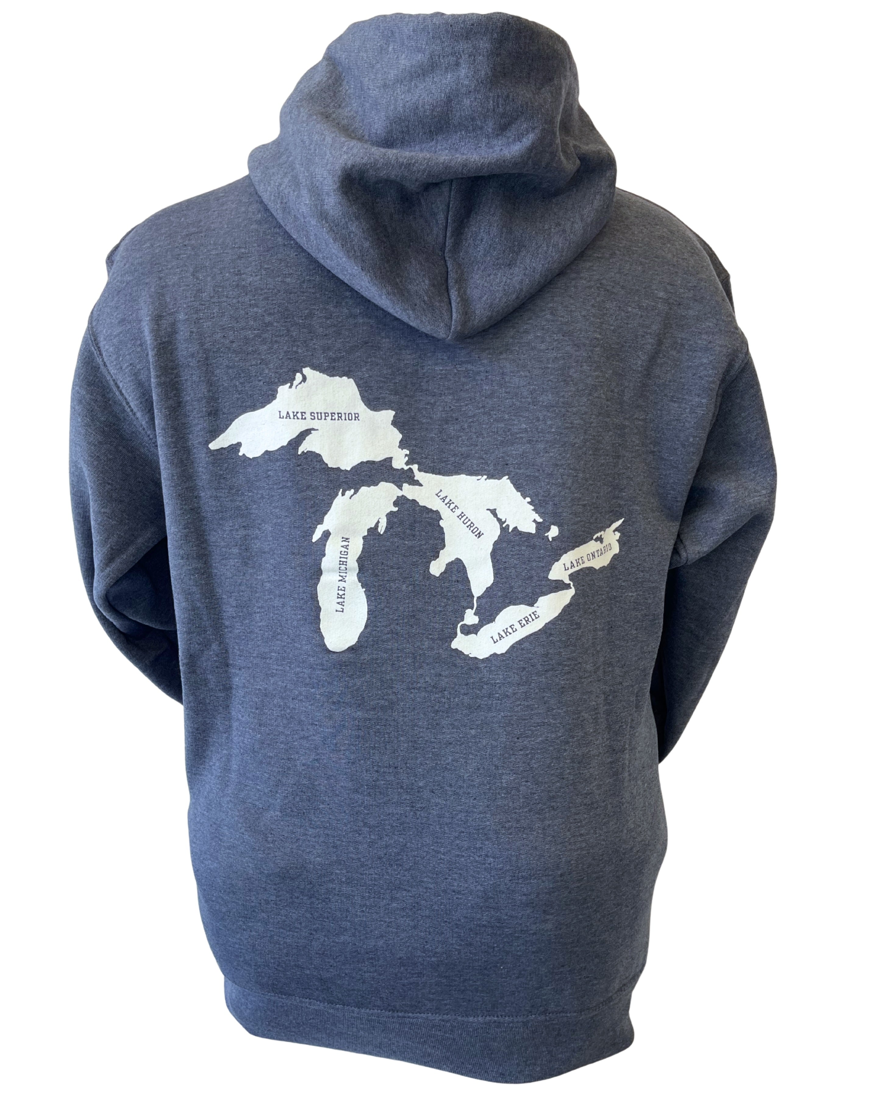Great Lakes Hoodie - Heather Dark Navy