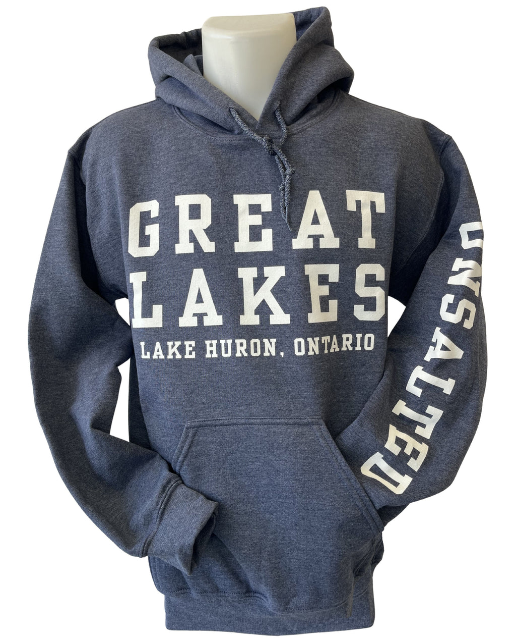 Great Lakes Hoodie - Heather Dark Navy