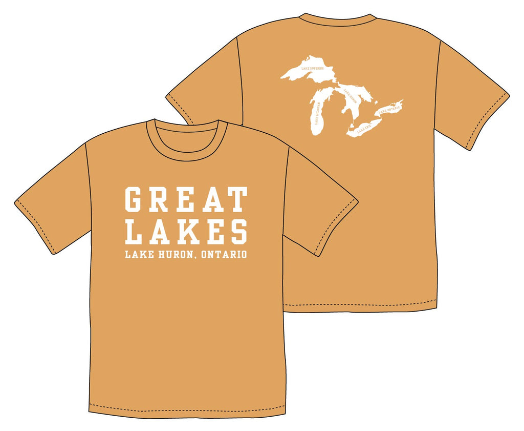 Great Lakes T-Shirt- Gold