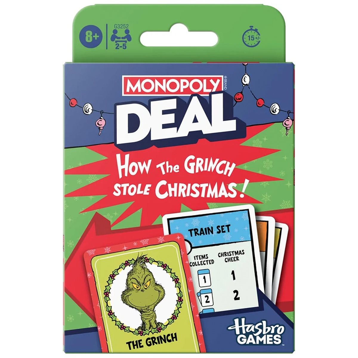 MONOPOLY DEAL - THE GRINCH ( Bilingual )