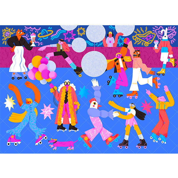 Holiyay Puzzle- Barbora Keherova Roller Disco 1000pc