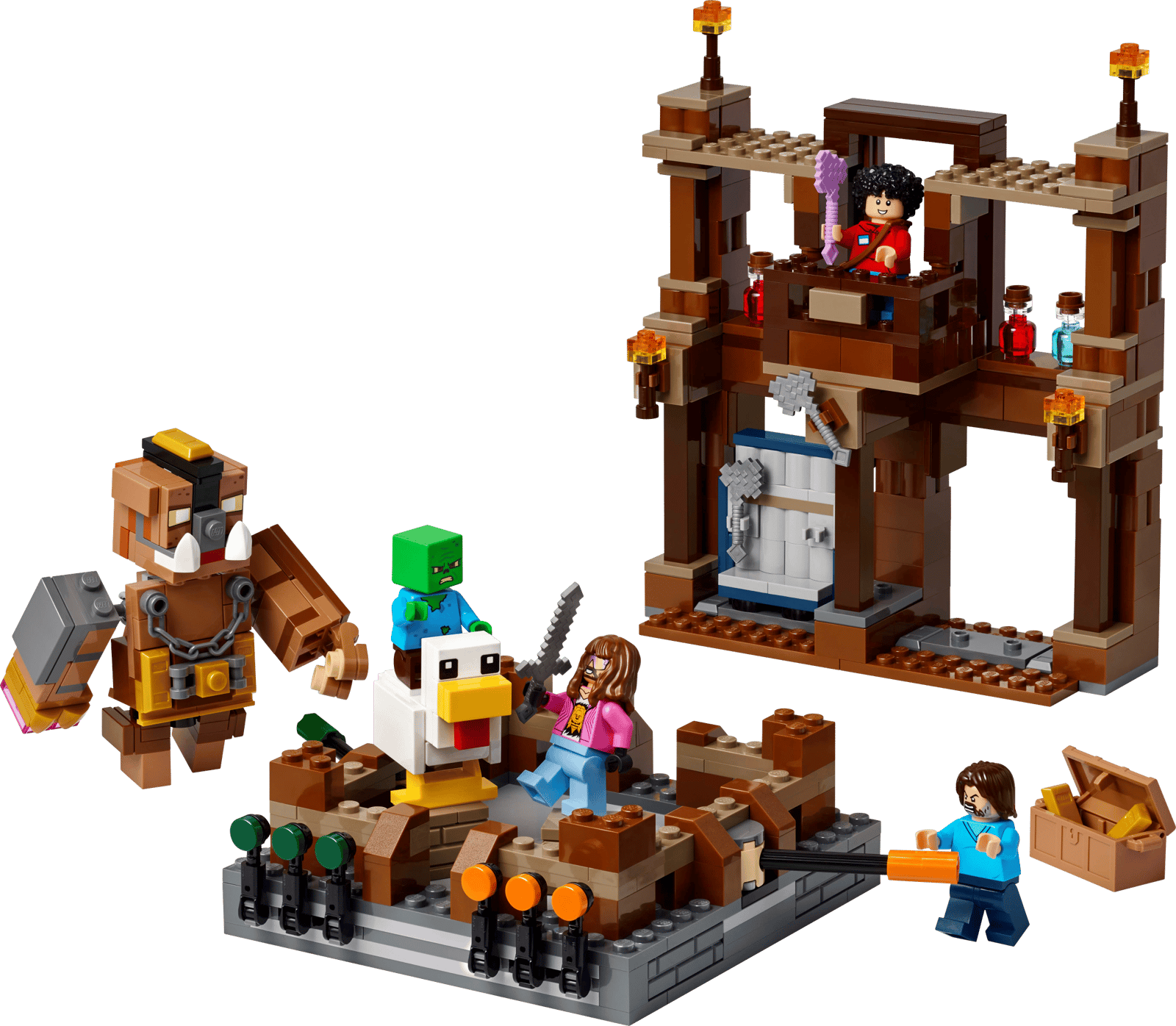 Lego 21272 Woodland Mansion Fighting Rin