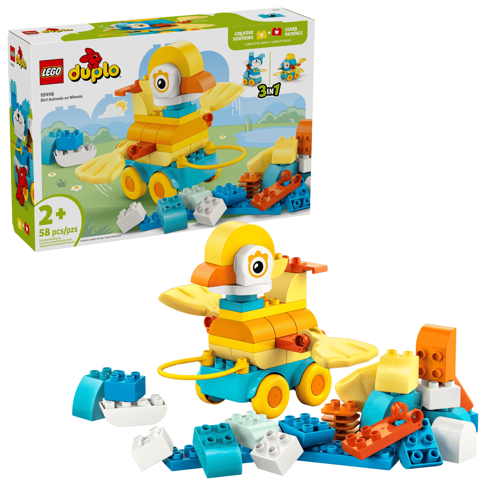 Lego 10448 3in1 Animals on Wheels