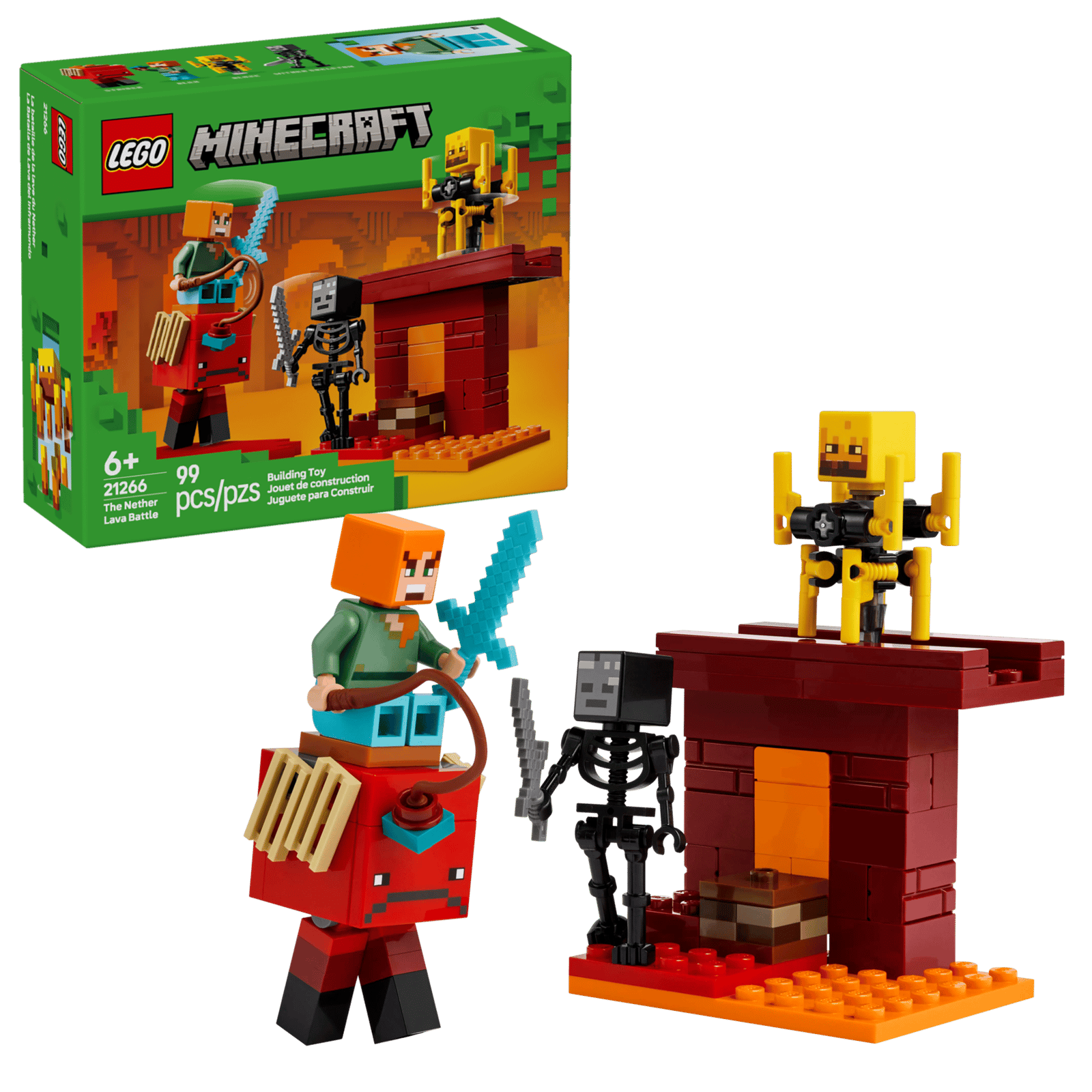 Lego 21266 The Nether Lava Battle