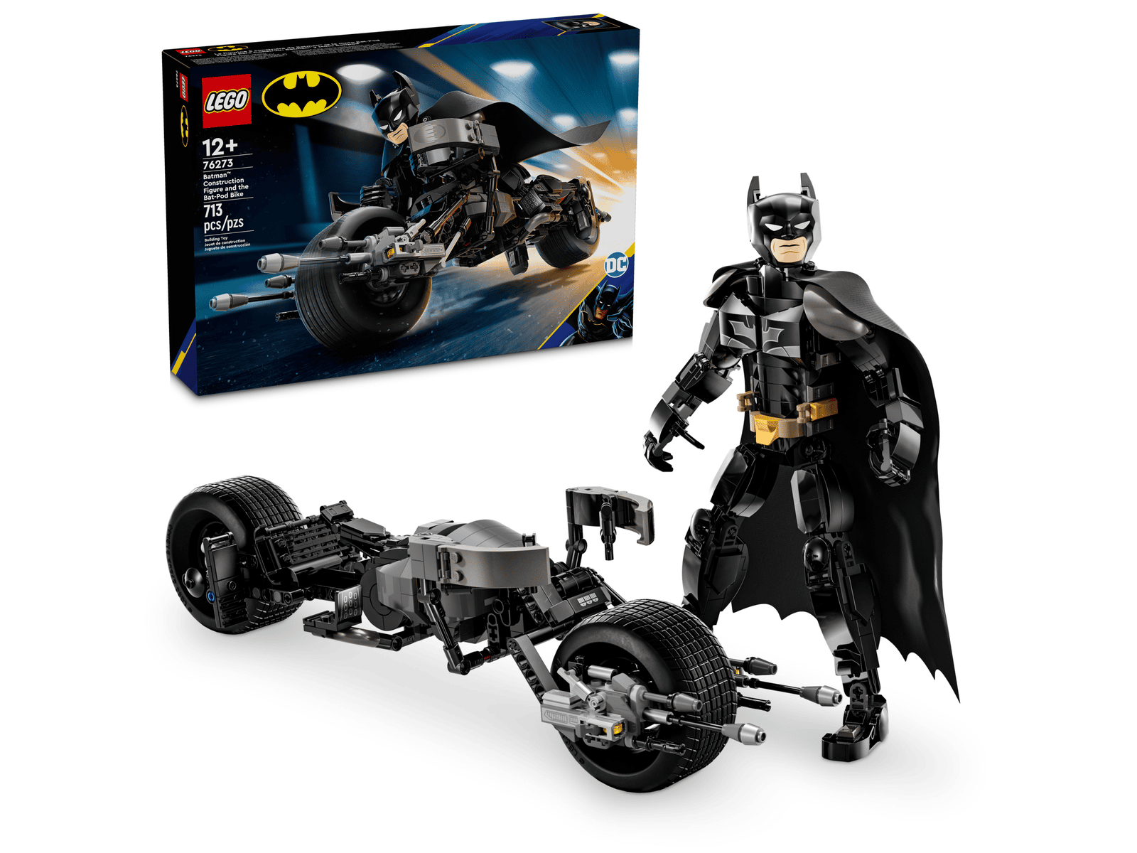 Lego 76273 Batman Construction Figure and the Bat-Pod Bike