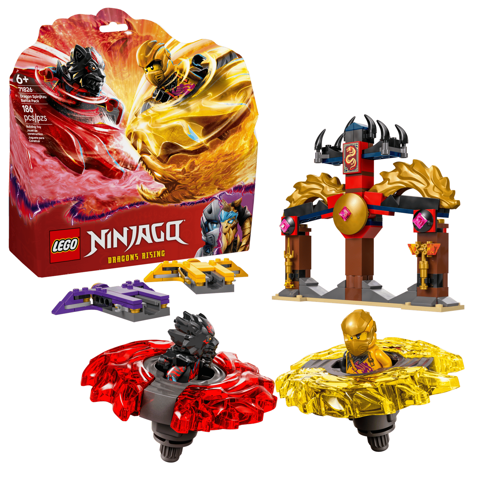 Lego71826 Dragon Spinjitzu Battle Pack