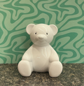 White Teddy Bear Money Bank