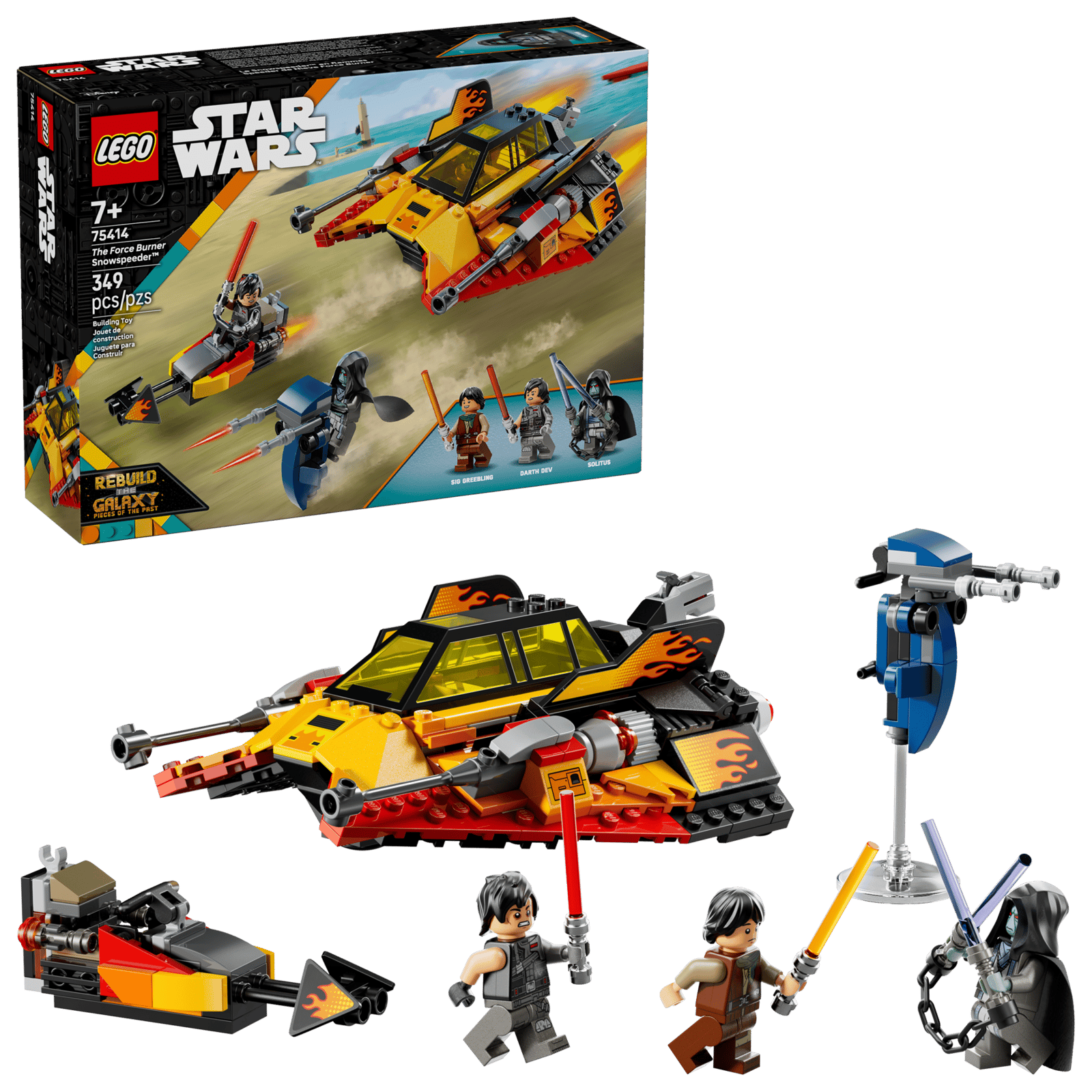 Lego75414 The Force Burner Snowspeeder