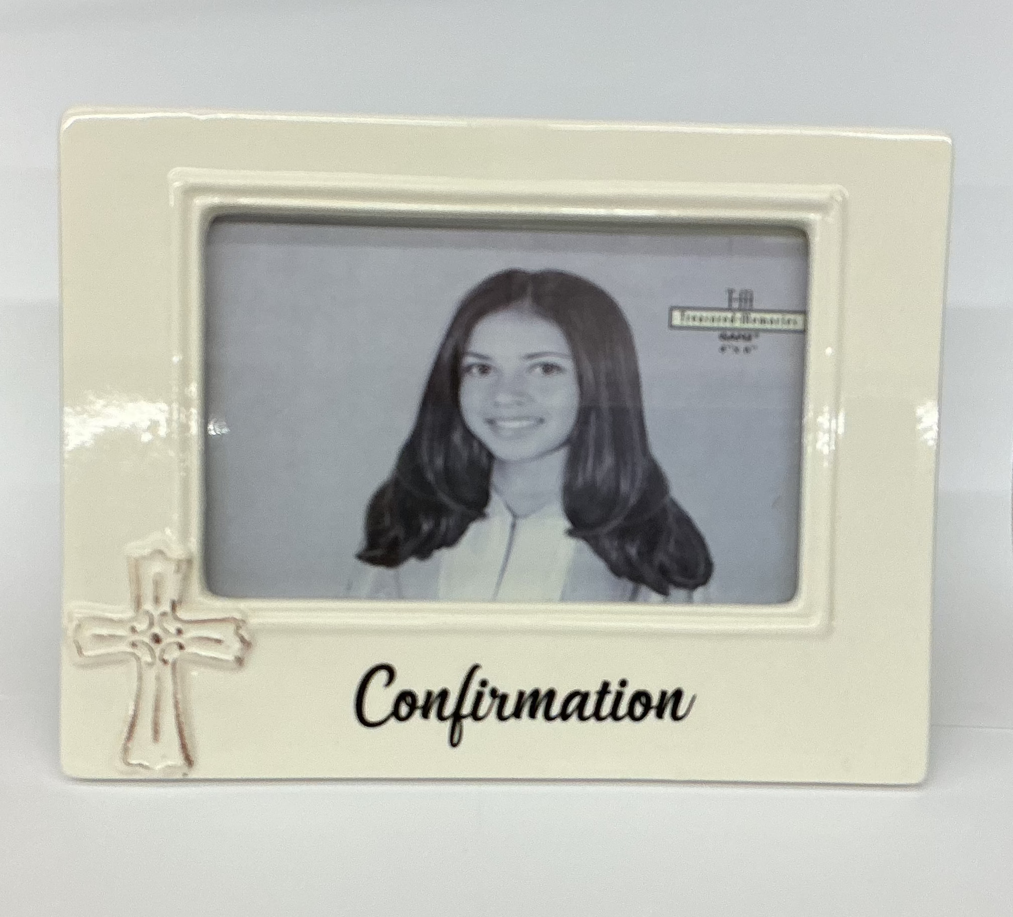 White Confirmation 4x6 Frame