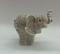 Crystal Elephant Trinket Container