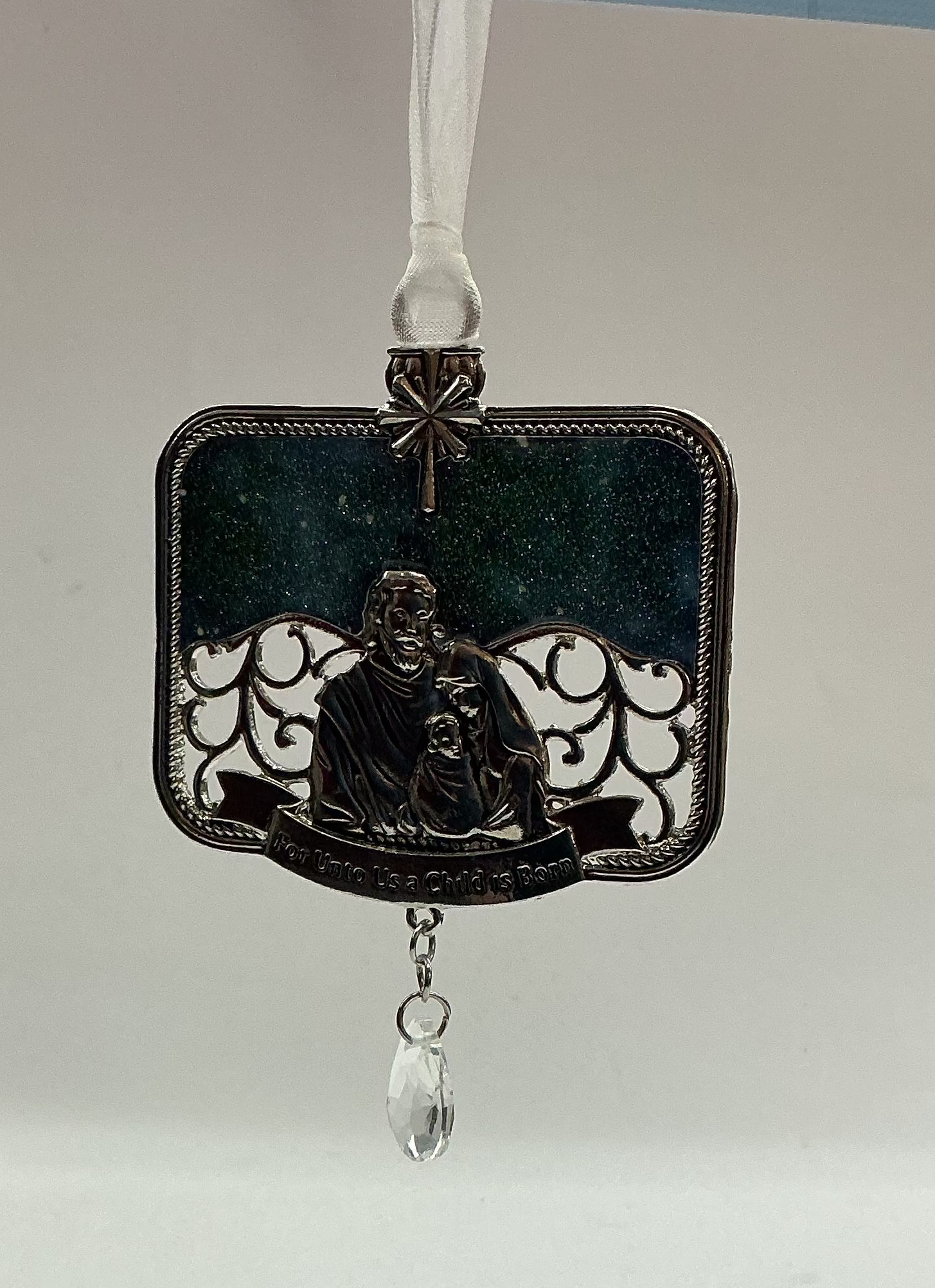 For Unto Us a Child is Born - Nativity Ornament