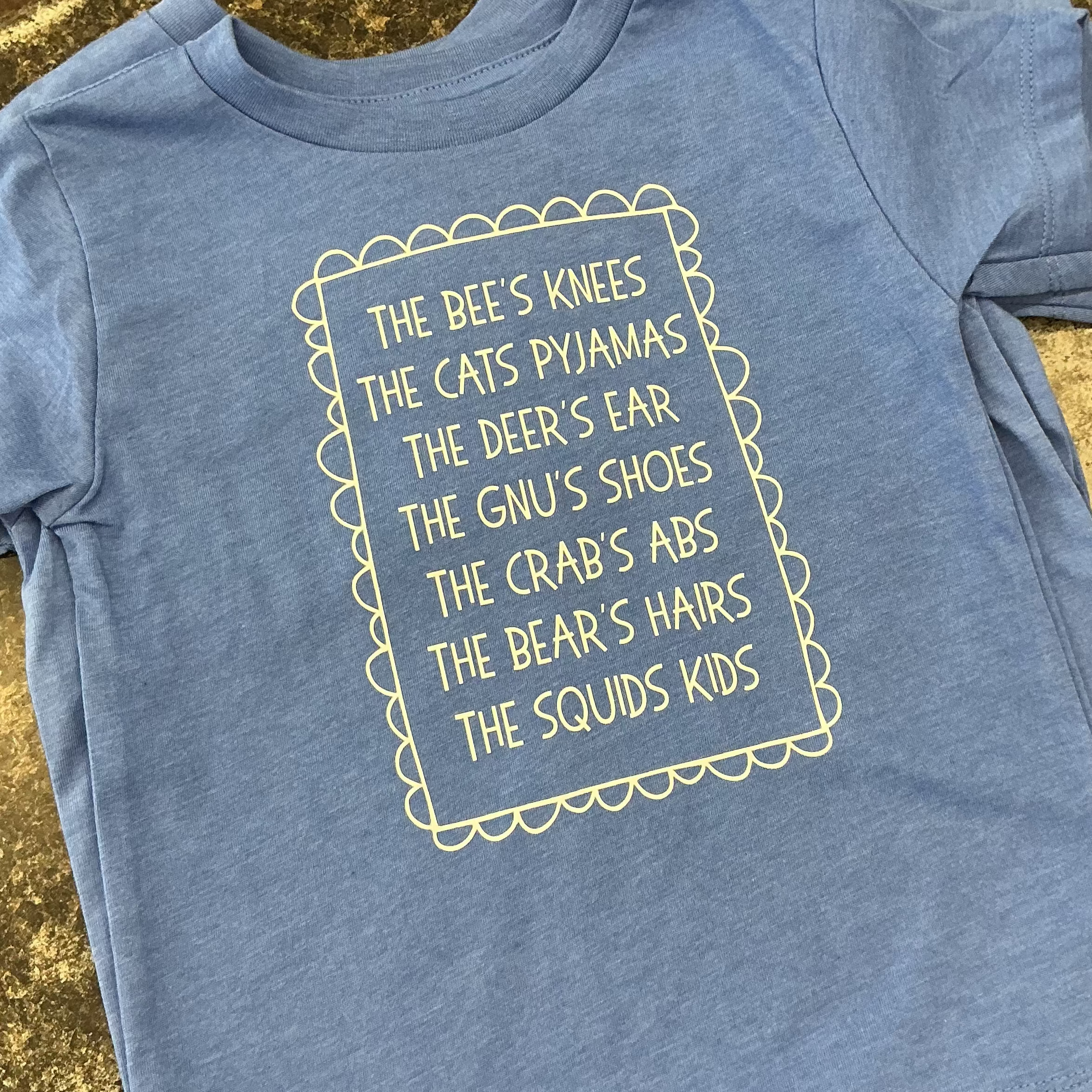 The Bee Rhyme - Toddler T-Shirt - Blue
