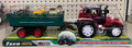 Farm Super Powerful Tractor with Wagon and Animals