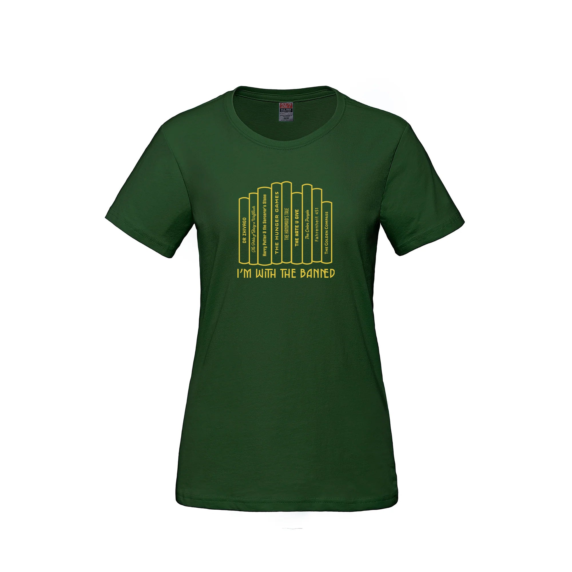 I'm with the banned - womens - green
