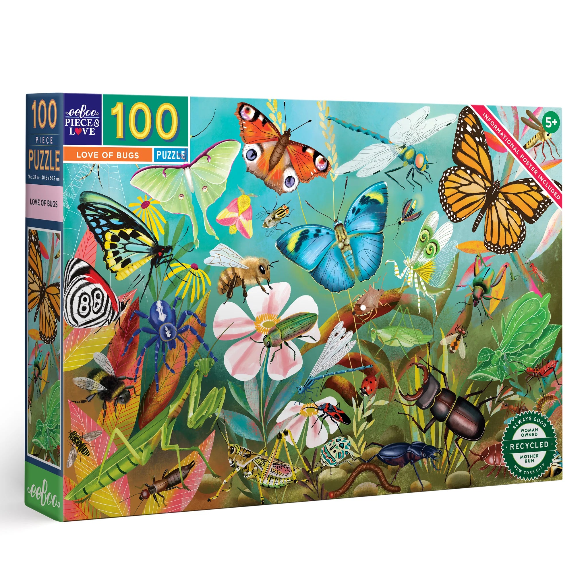 Love of Bugs 100pc Puzzle